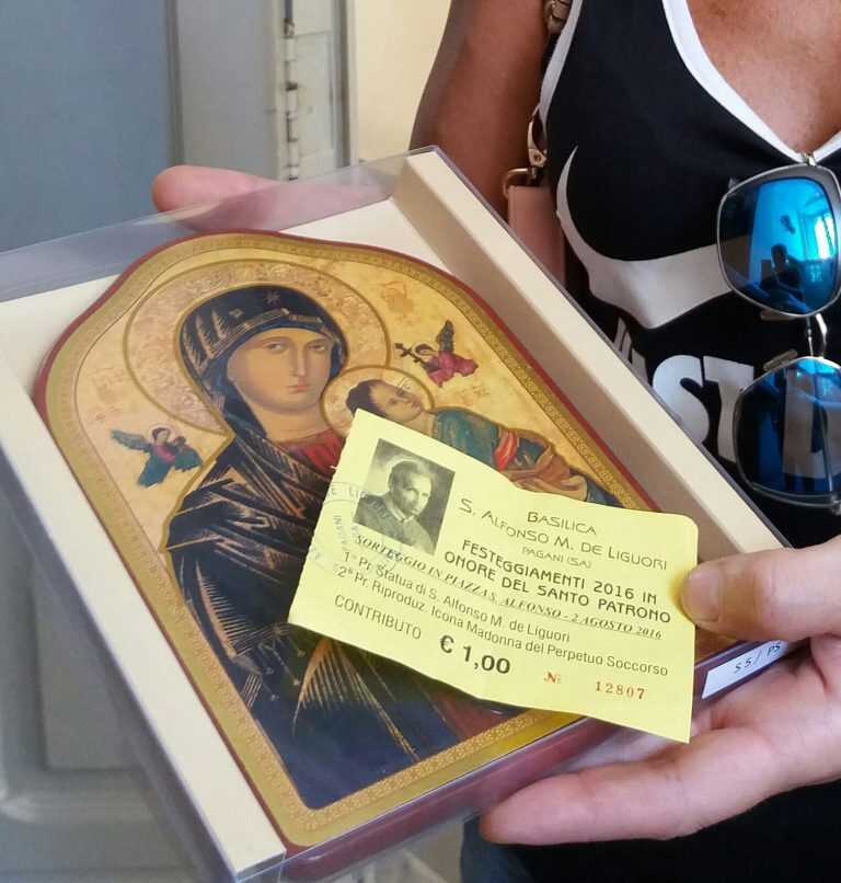 Pagani, Sant’Alfonso, si cerca il biglietto vincente