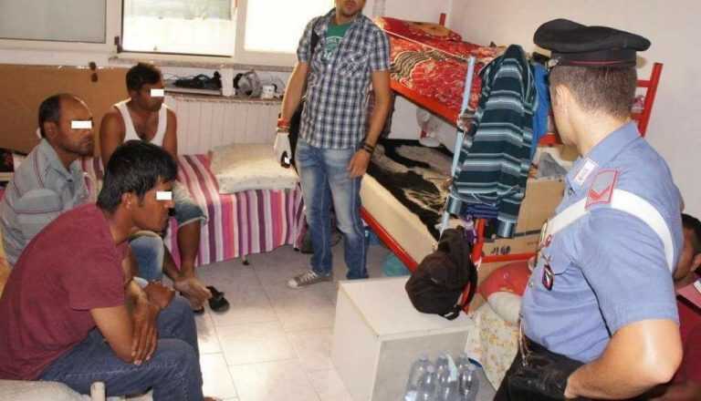 San Marzano, in otto in una casa senza permesso di soggiorno