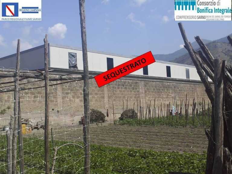 Parco del Sarno, sequestrata struttura abusiva