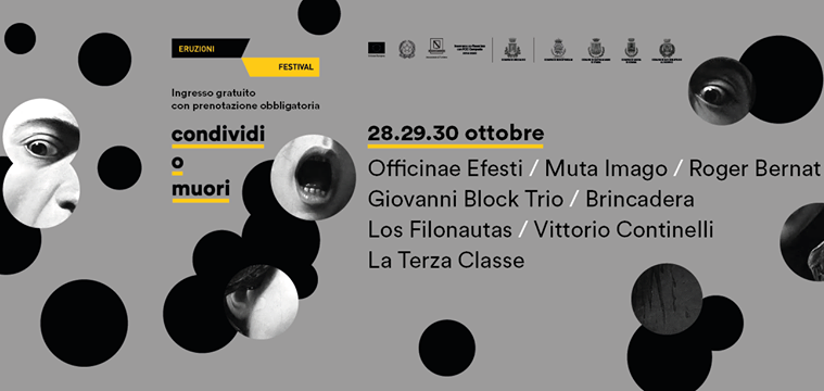 “Eruzioni Festival”, dal prossimo weekend spettacoli in strada ad Ercolano