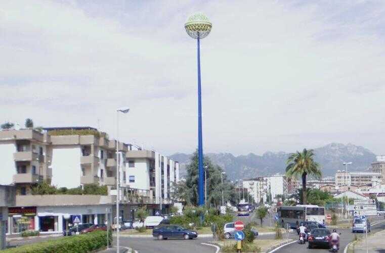 Salerno: rotatoria Parco Arbostella riaperta al traffico