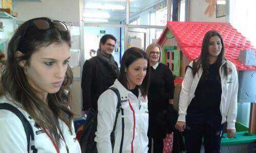Baronissi, P2P Volley in visita al reparto pediatria