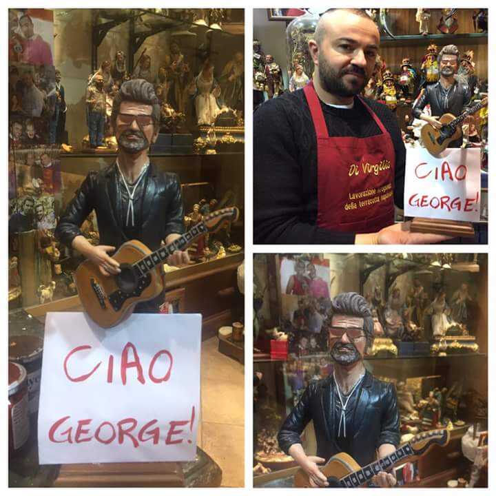 Napoli, George Michael nel presepe di Genny Di Virgilio