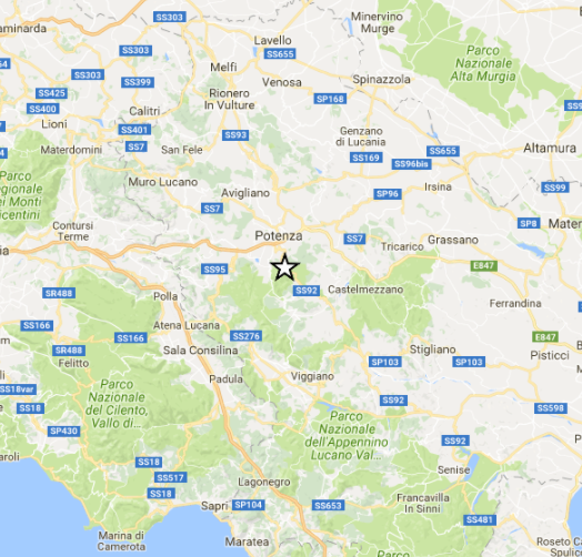 terremoto potenza