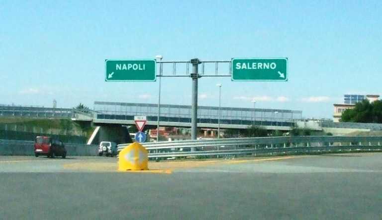 Autostrada Napoli-Salerno: revocata la chiusura del tratto tra Cava e Nocera