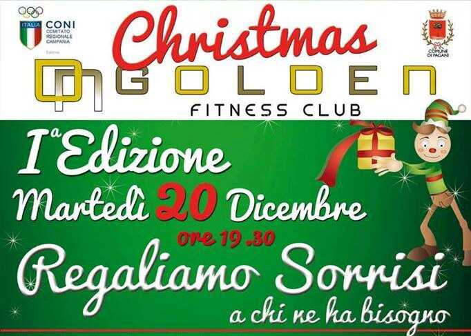Pagani, appuntamento a martedì con il Christmas Golden Fitness Club