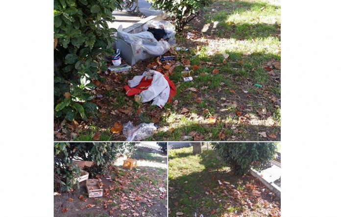 rifiuti piazza sant'alfonso