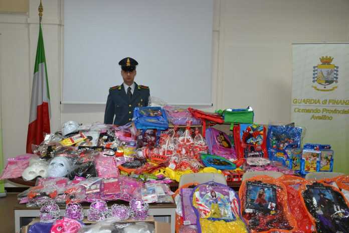 sequestro articoli carnevale