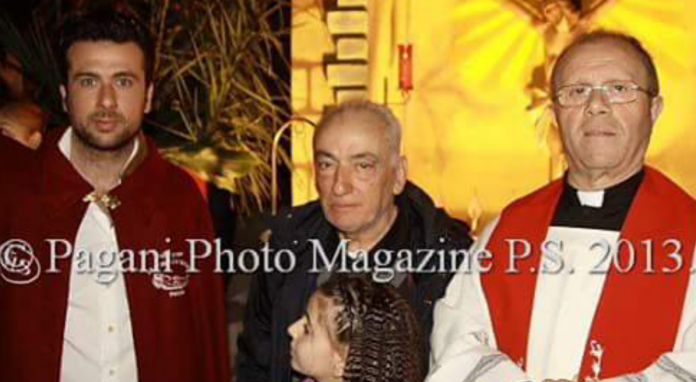 Giovanni Napolitano con Alfonso Pepe e don Flaviano Calenda