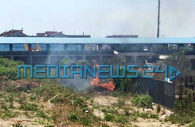 pagani incendio parco