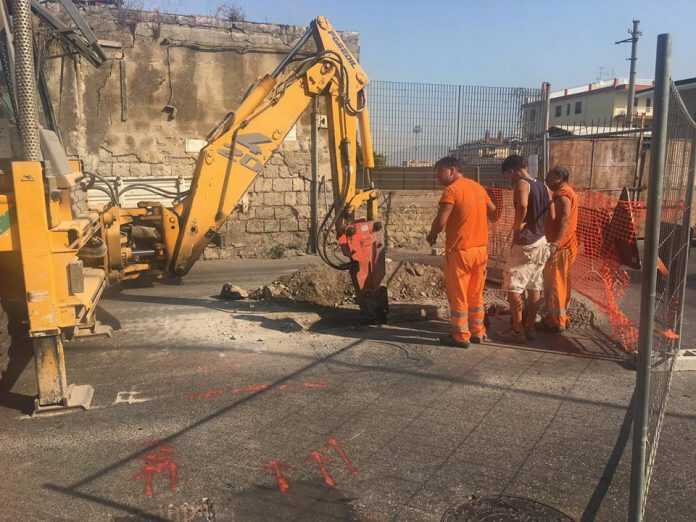 lavori rete fognaria angri