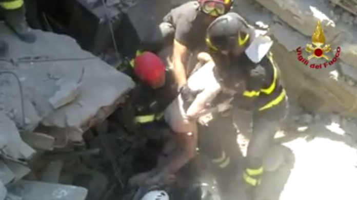 salvataggio ciro_terremoto ischia