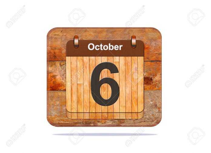 October 6.