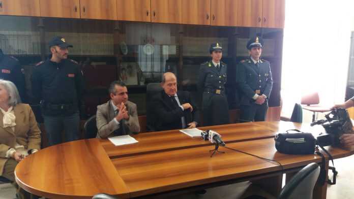 Conferenza stampa scafati usura