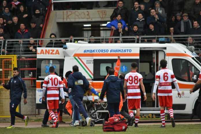 gargiulo gravina soccorso in campo