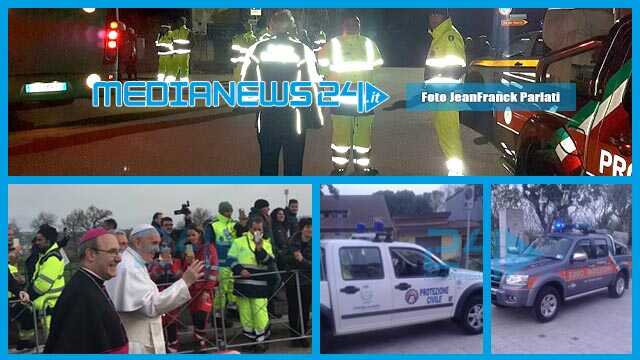 Angri. Per il Papa in visita a Pietrelcina anche la Protezione Civile Comunale di Angri