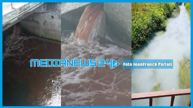 Scafati. Fiume Sarno, fetore e sversamenti. Non si respira più