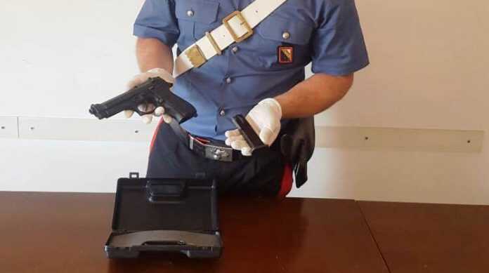 pistola sequestrata a ercolano