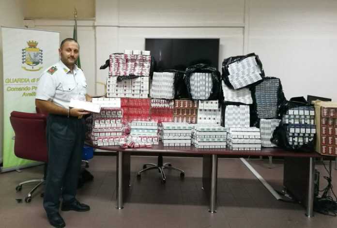sequestro sigarette brusciano