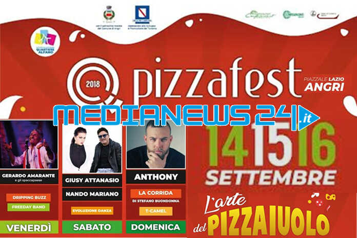 Angri.Torna Pizza Fest, il Festival della Pizza Stg dal 14 al 16 settembre