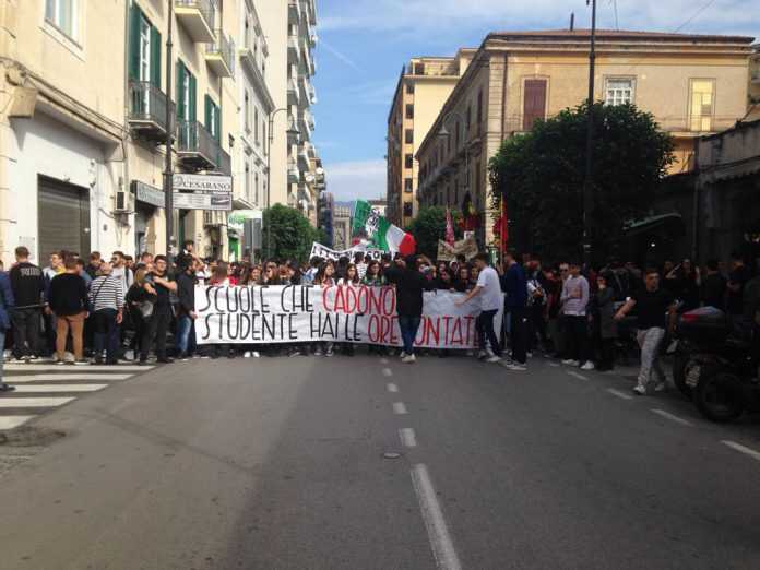 sciopero studenti nocera