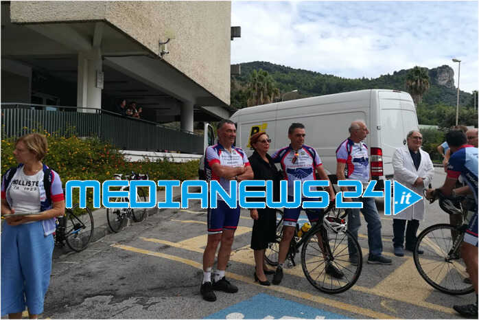 Tappa al ‘Ruggi’ del Granfondo nazionale ciclisti per la Campagna sui trapianti