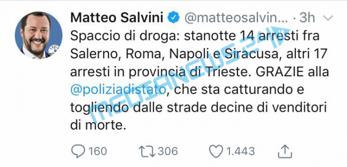 post salvini arresti