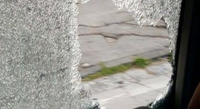 vetro rotto post partita tifosi messina