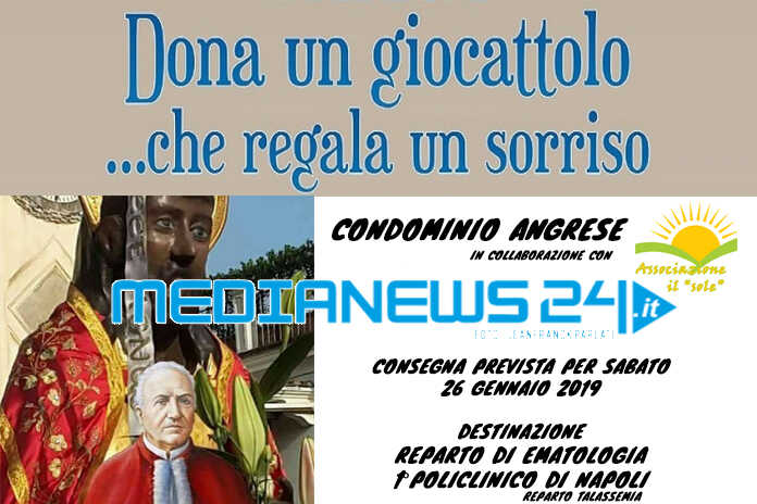 Angri. Social & Solidarietà. Parte la raccolta per i bambini ricoverati presso il 1°policlinico di Napoli