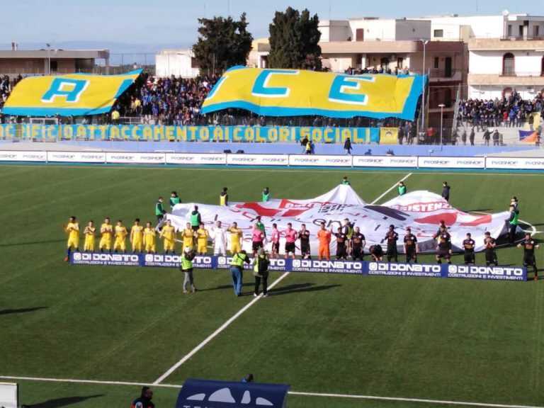 Audace Cerignola-Savoia 2-0. Cacace rovina tutto a 15′ dalla fine
