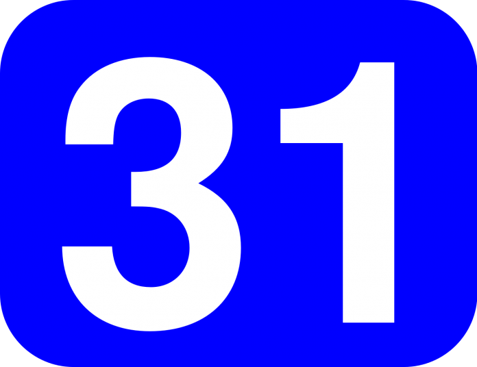 31_white,_blue_rounded_rectangle.svg