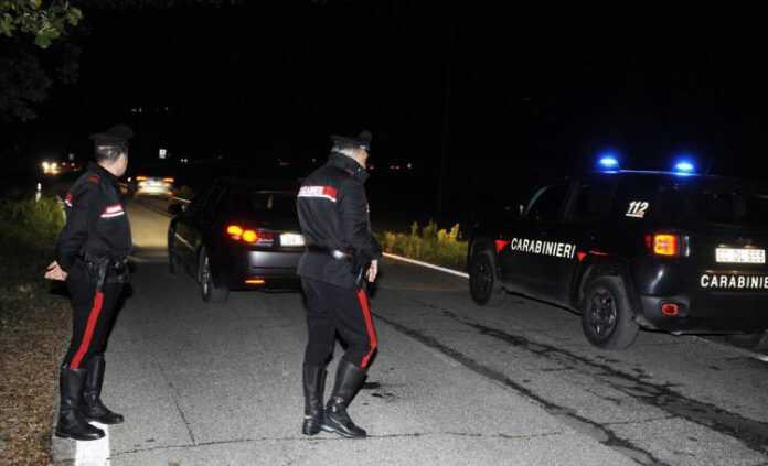 carabinieri notte campagna