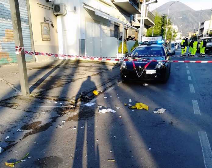 12.04.2019 - terzigno omicidio stradale netturbino