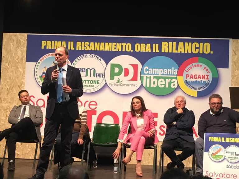 Pagani: Cinque liste a sostegno di Salvatore Bottone, gran segnale di fiducia