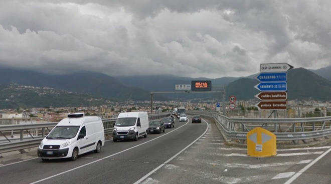 Castellammare e Sorrento divise: chiude il viadotto San Marco