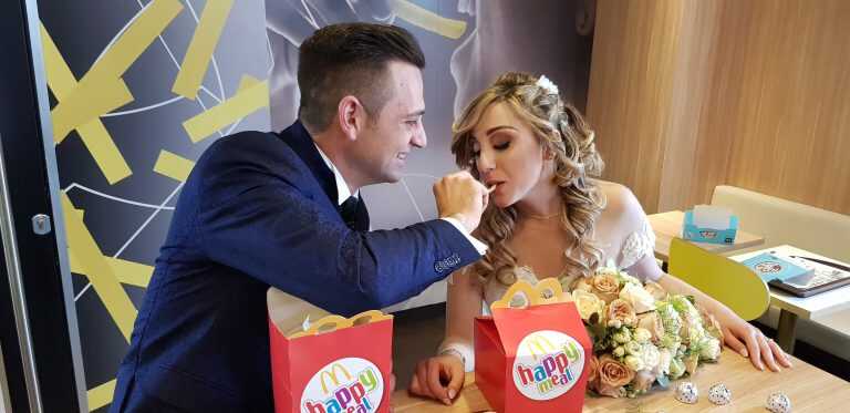 E gli sposi di Castel San Giorgio vanno al Mc Donald’s…