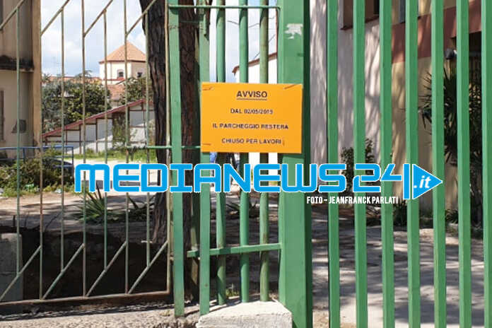 Angri – Chiuso il parcheggio di Corso Italia per lavori