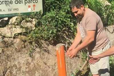 La foto dello scorso anno quando venne ripristinata