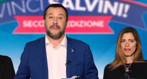 Il solito Salvini, anticipa sui social l’arresto di camorristi