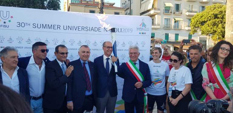 Salerno, la Fiaccola olimpica e lo sgarbo al Rettore