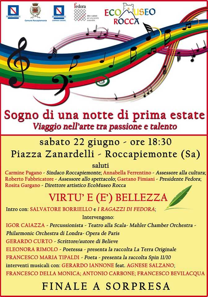 Roccapiemonte, Sogno di una notte di prima estate
