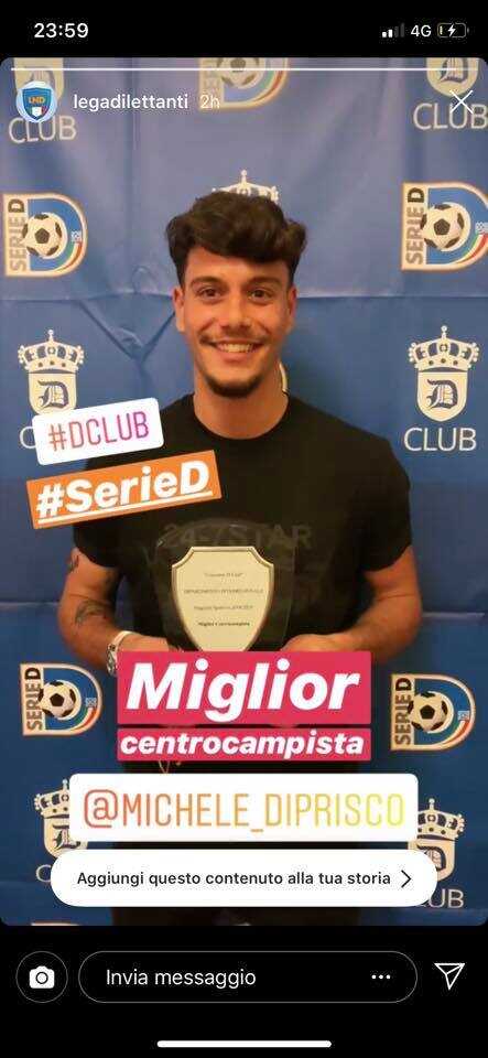 Scafati, Michelino Di Prisco è diventato grande, anche come calciatore