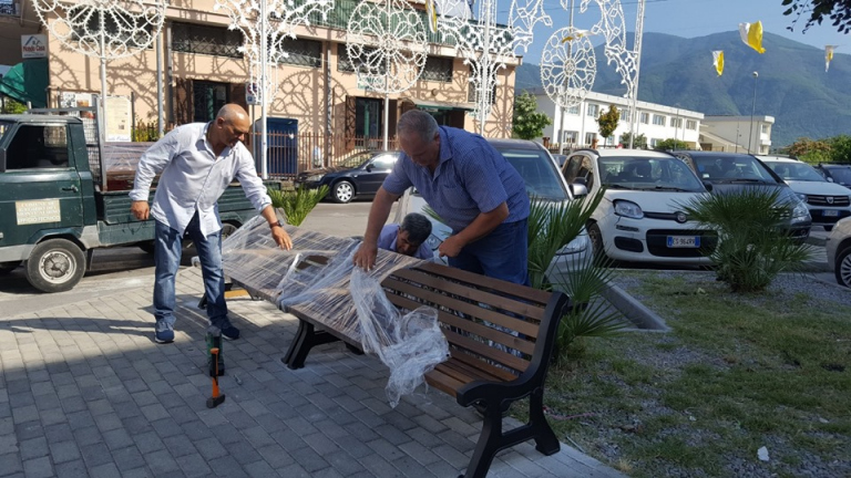 Sant’Egidio, tornano le panchine ad Orta Loreto Sant’Egidio, tornano le panchine ad Orta Loreto