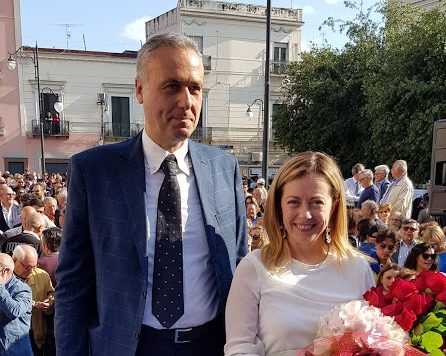 Ballottaggio Scafati. L’investitura di Giorgia Meloni a Cristoforo Salvati