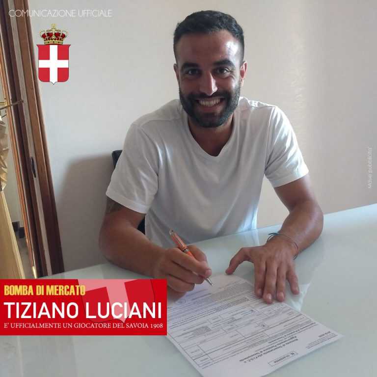 Savoia. Colpo Luciani a centrocampo
