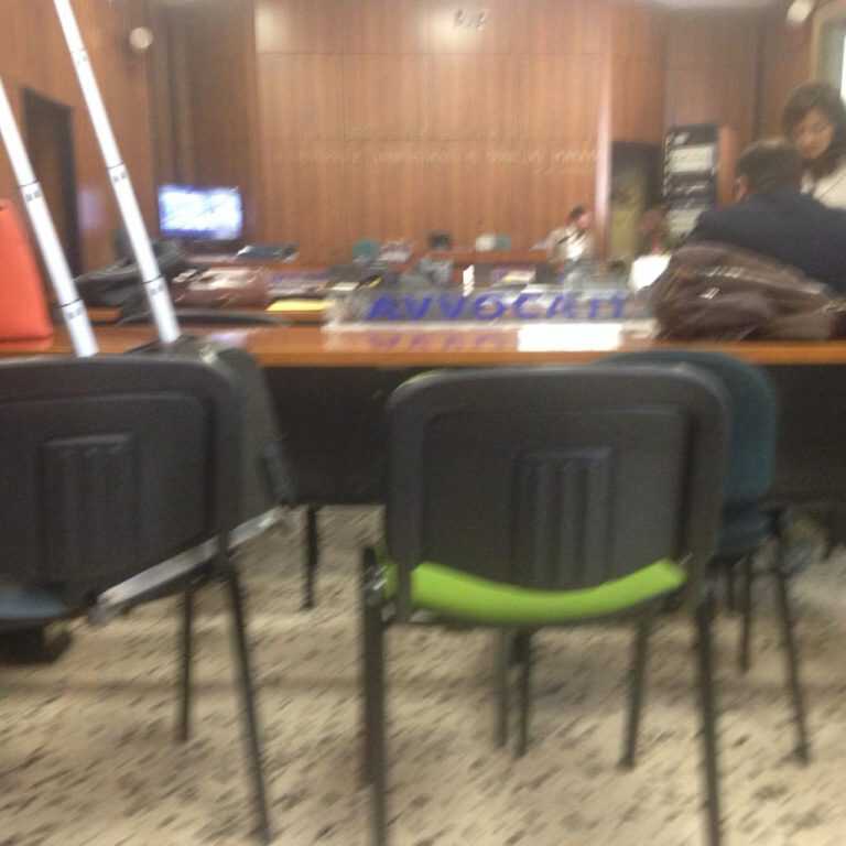 Pagani, processo Criniera, Cirielli unico big tra i testi