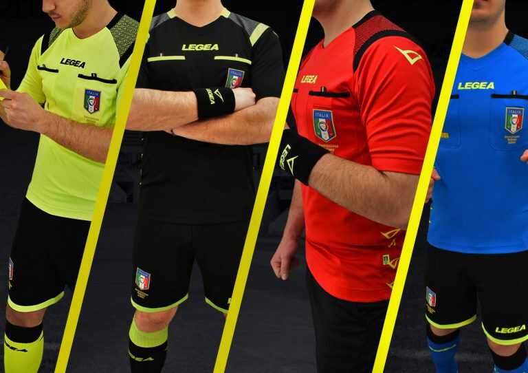 La nuova sfida Legea: le divise ufficiali per l’Associazione Italiana Arbitri