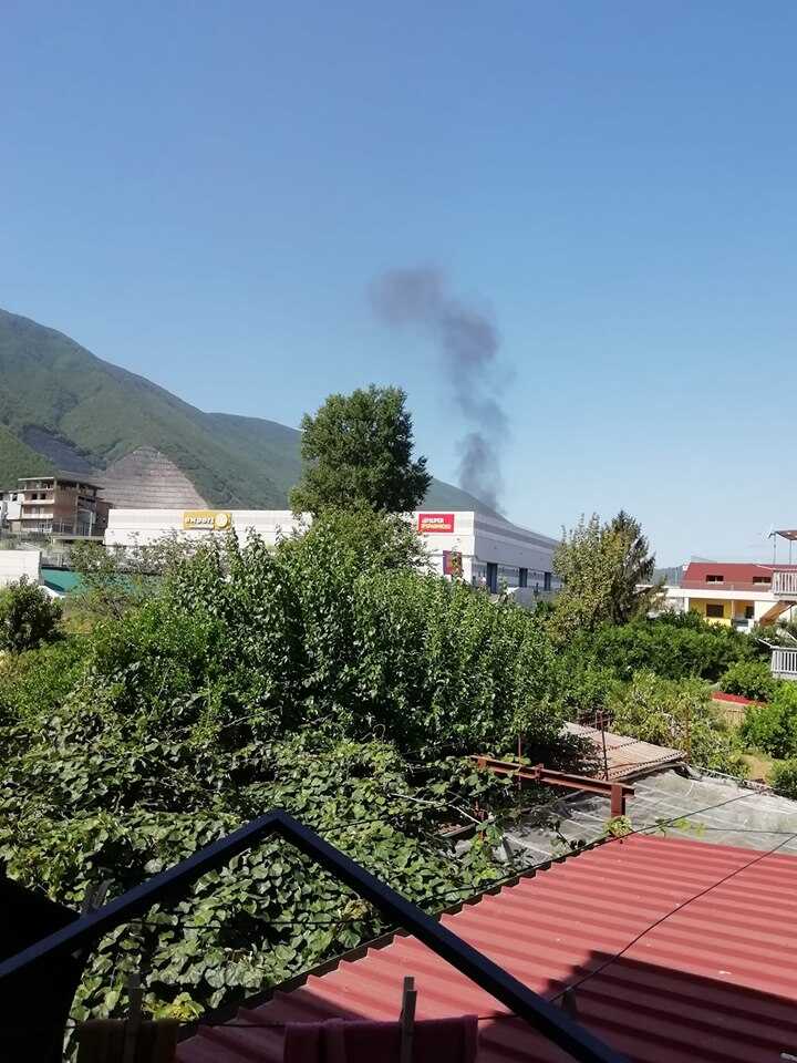 Nocera Superiore, s’alzano fiamme ma provengono dall’autostrada