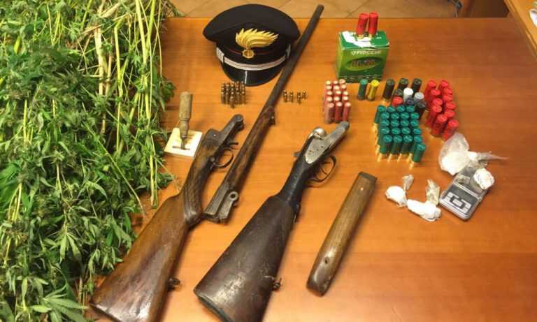 Pimonte, ancora droga, armi e ordigni tra i Monti Lattari