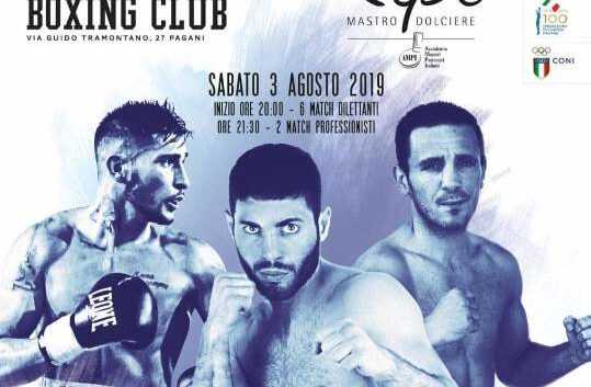Pagani, lo spettacolo della boxe a Corbara con La Femina e Sirica